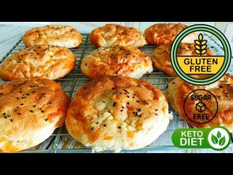 Сырные Кето лепёшки "Panini" на миндальной муке без глютена!