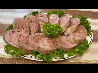 Домашний  МЯСНОЙ РУЛЕТ, цыганка готовит.