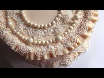 Всего три элемента! Красивый нежный торт! beautiful cake decoration