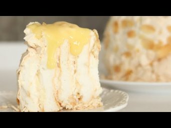 МЕРЕНГОВЫЙ ТОРТ с ЛИМОННЫМ КУРДОМ 