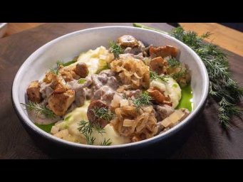 Пальчики оближешь. Бефстроганов с пюрешкой