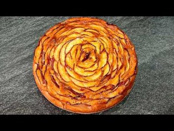 Недорогой Вкуснейший Пирог ЯБЛОЧНАЯ РОЗА! На Кефире! Красиво и Просто! Яблочный пирог!