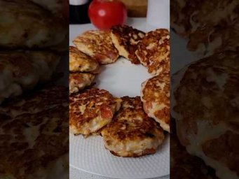 Очень вкусные и нежные Куриные котлеты с помидорами