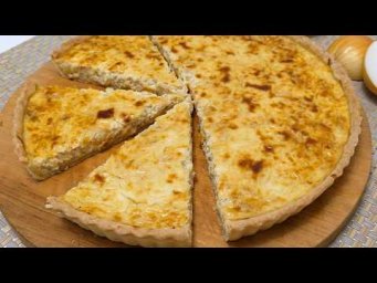 Нежный ЛУКОВЫЙ ПИРОГ с золотистой корочкой.