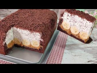 Торт BANANA SPLIT! Со вкусом мороженого! Очень быстро и нереально вкусно! Без желатина!