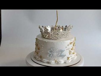 Быстрое украшение детского торта 