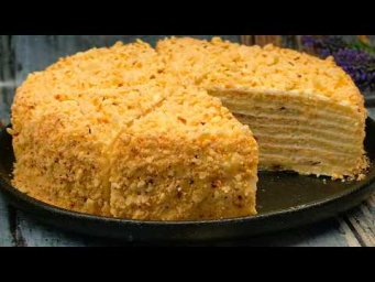 Готовлю из ТВОРОГА на СКОВОРОДЕ без весов и миксера! Быстрый, вкусный торт без духовки к чаю