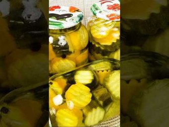Хрустящие маринованные кабачки на зиму