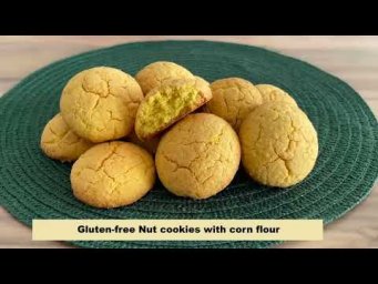 Almond Cookies Recipe with Corn Flour&hearts;️   Delicious and quick Cookies