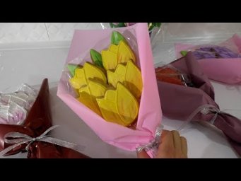 СУПЕР ПОДАРОК Сладкий букет своими руками ИДЕИ ПОДАРКОВ Как сделать сладкий букет