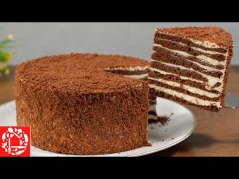 Торт Шоколадная девочка! Один из самых вкусных тортов! Быстро и просто! Без желатина! Нежнейший!