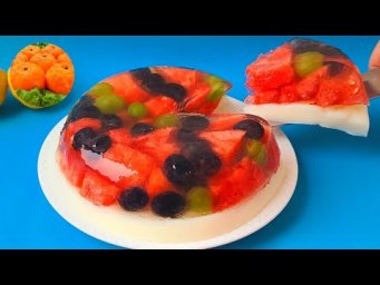 Торт "ЛЕТНИЙ ПОЦЕЛУЙ" - сочный и освежающий, без выпечки и духовки. Быстрый рецепт десерта - желе