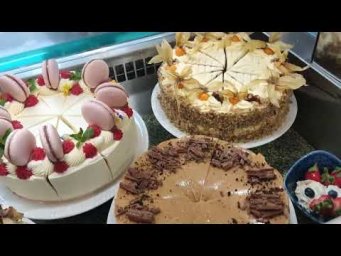 Моя витрина в ресторане где я работаю! Кондитерский отдел в ресторане