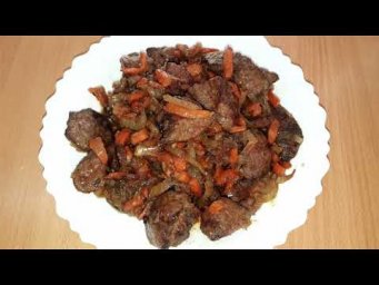 Очень нежная и вкусная куриная печень на сковороде.