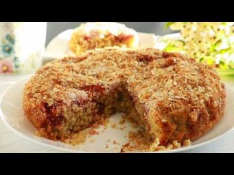 ✨ Овсяный пирог к чаю, который удивит всех! Как печенье, только сочнее и вкуснее!