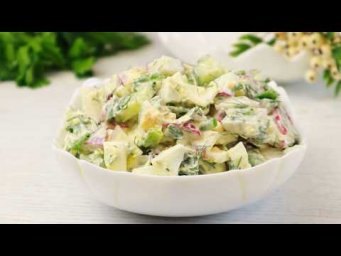 Настолько просто и вкусно, что готовлю снова и снова! Салат "Нежный Хруст"