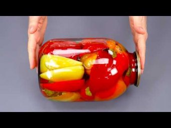 НЕ ВЕРИЛА, но приготовила! Теперь по 10 банок закрываю! Солёный перец за 5 минут и ЛУЧШЕЕ ЛЕЧО