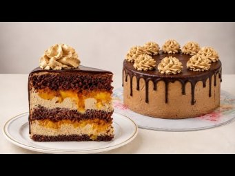 Небанальний КАВОВИЙ ТОРТ! Яблуко + маракуя