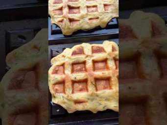 Кабачковые вафли