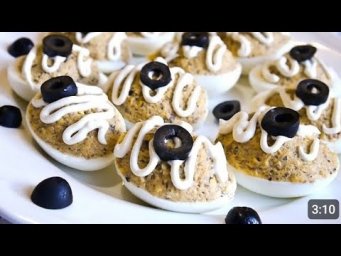 ФАРШИРОВАННЫЕ ЯЙЦА СО ШПРОТАМИ.