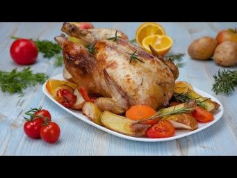 Как приготовить курицу с яблоками и апельсинами - Рецепты от Со Вкусом
