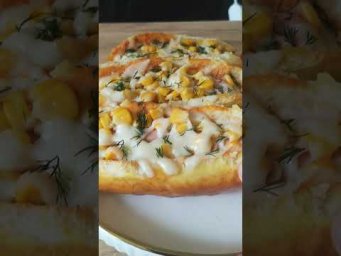 Хот-дог с сыром и кукурузой Рецепт булочек  #рецепты #рецепт
