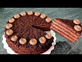 Торт БЛАГОРОДНЫЙ ТРЮФЕЛЬ! Роскошный с идеальным вкусом и текстурой! Из самых доступных продуктов!