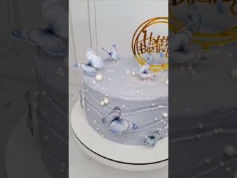 Пример оформления торта на день рождения #shorts #cake #сладкийподарок