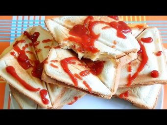 Горячие Бутерброды, 2 вида, Очень Вкусные, в бутерброднице, Вегетарианские и с колбасой