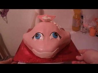 Детский  тортик "Дельфин"