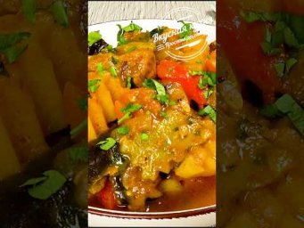 Овощное рагу со свининой. Простой и вкусный ужин