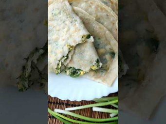 Ленивые кутабы с яйцом и зеленью &mdash; сочные, без раскатки #простые_рецепты #светлана_герасимова