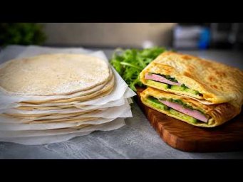 Взяла пачку творога  и сделала БЕЛКОВЫЕ ЛЕПЕШКИ РОТИ на всю неделю! Заготовки на завтраки за 10 мин!