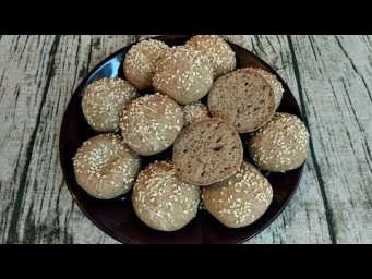 Веганские булочки из зелёной гречки, без муки, дрожжей, крахмала и глютена