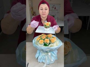 Розы из крема . дегустирую. #белковыйкрем