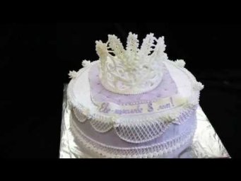 торт с коронкой из айсинга | торт на заказ