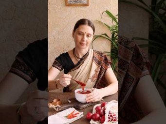 Чатни из слив. Рецепт в комментариях. IG ananda_mayapur            #чатни #сливы #индийскаякухня