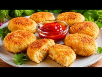 Хрустящие картофельные котлетки с овощами &mdash; просто, вкусно и без мяса! 