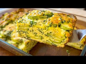 Сочная ЗАПЕКАНКА ИЗ КАБАЧКОВ кружочками: самый простой и быстрый рецепт