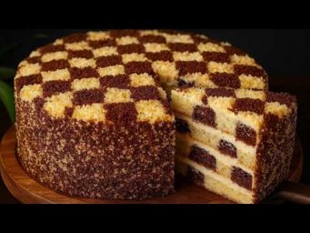Торт "Шахматная Доска" Шахматный Торт! Chessboard Cake