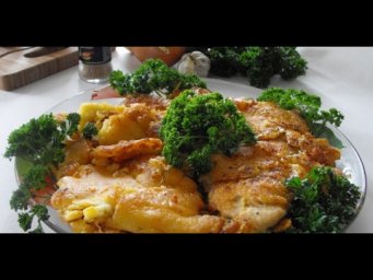Куриные Отбивные в Картофельном Кляре кулинарный видео рецепт